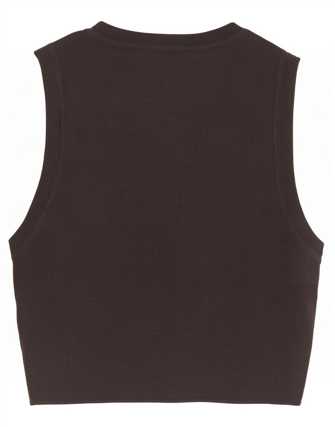 Top colete feminino Zara UK 12 viscose cinza médio