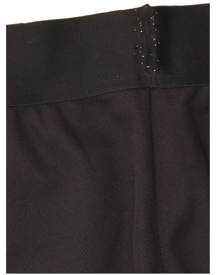 Calça de treino feminina ADIDAS UK 8/10 pequena preta poliéster