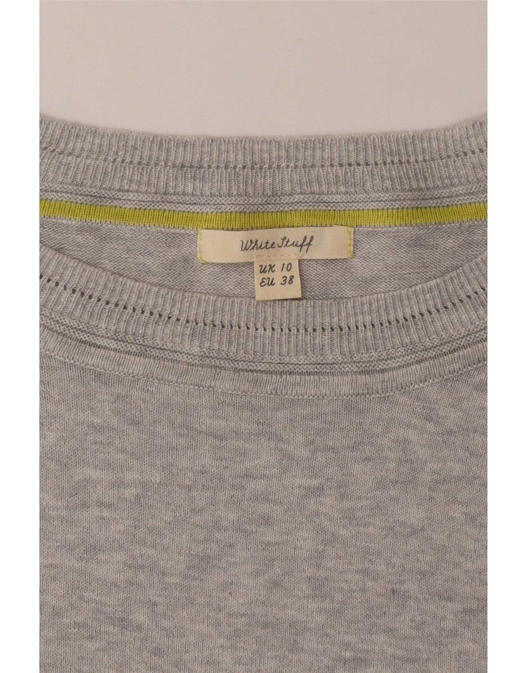 Blusa feminina White Stuff UK 10 pequena cinza
