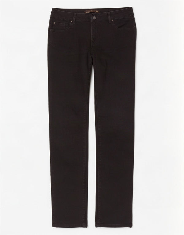 Zara Jeans Slim Feminino EU 42 Grande W32 L34 Preto