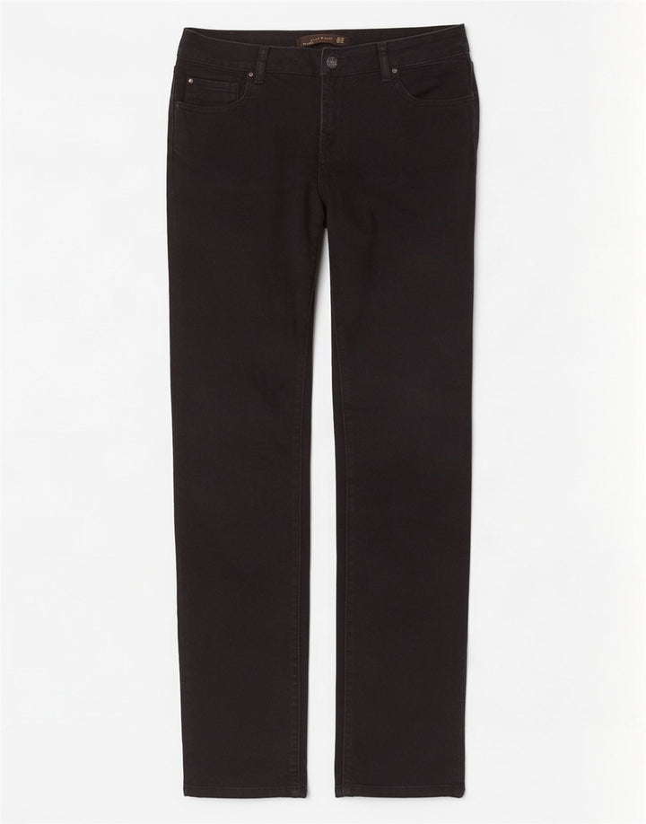 Zara Jeans Slim Feminino EU 42 Grande W32 L34 Preto