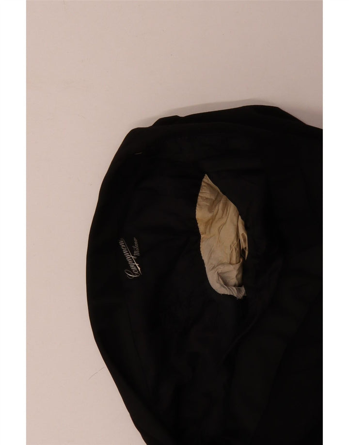 Jaqueta blazer masculina vintage com 1 botão Reino Unido 38 médio preto