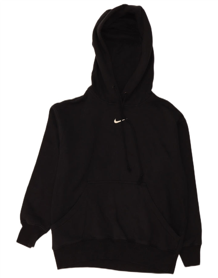 Nike Mens Hoodie Jumper Pequeno Algodão Preto