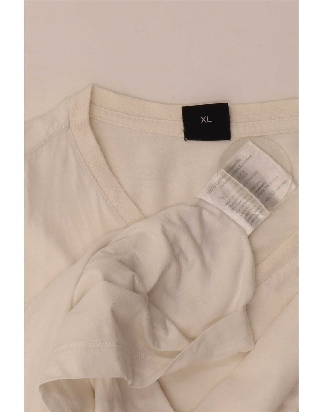 Camiseta masculina Hugo Boss Top XL algodão branco