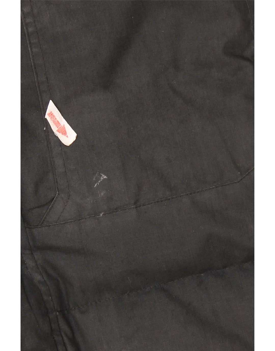 Jaqueta masculina acolchoada com capuz Jack Wolfskin Reino Unido 36/38 poliéster preto médio