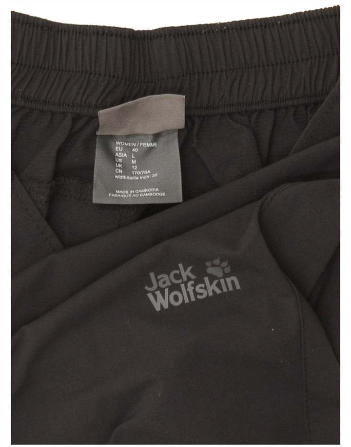 Bermuda feminina Jack Wolfskin Reino Unido 12 médio W32 preto