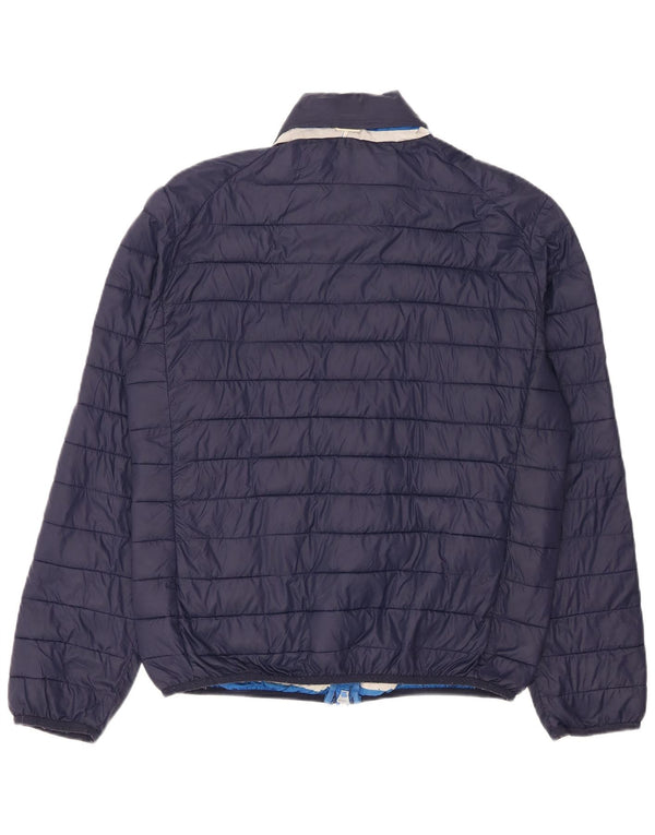 Jaqueta feminina acolchoada com capuz Invicta UK 18 XL azul marinho nylon
