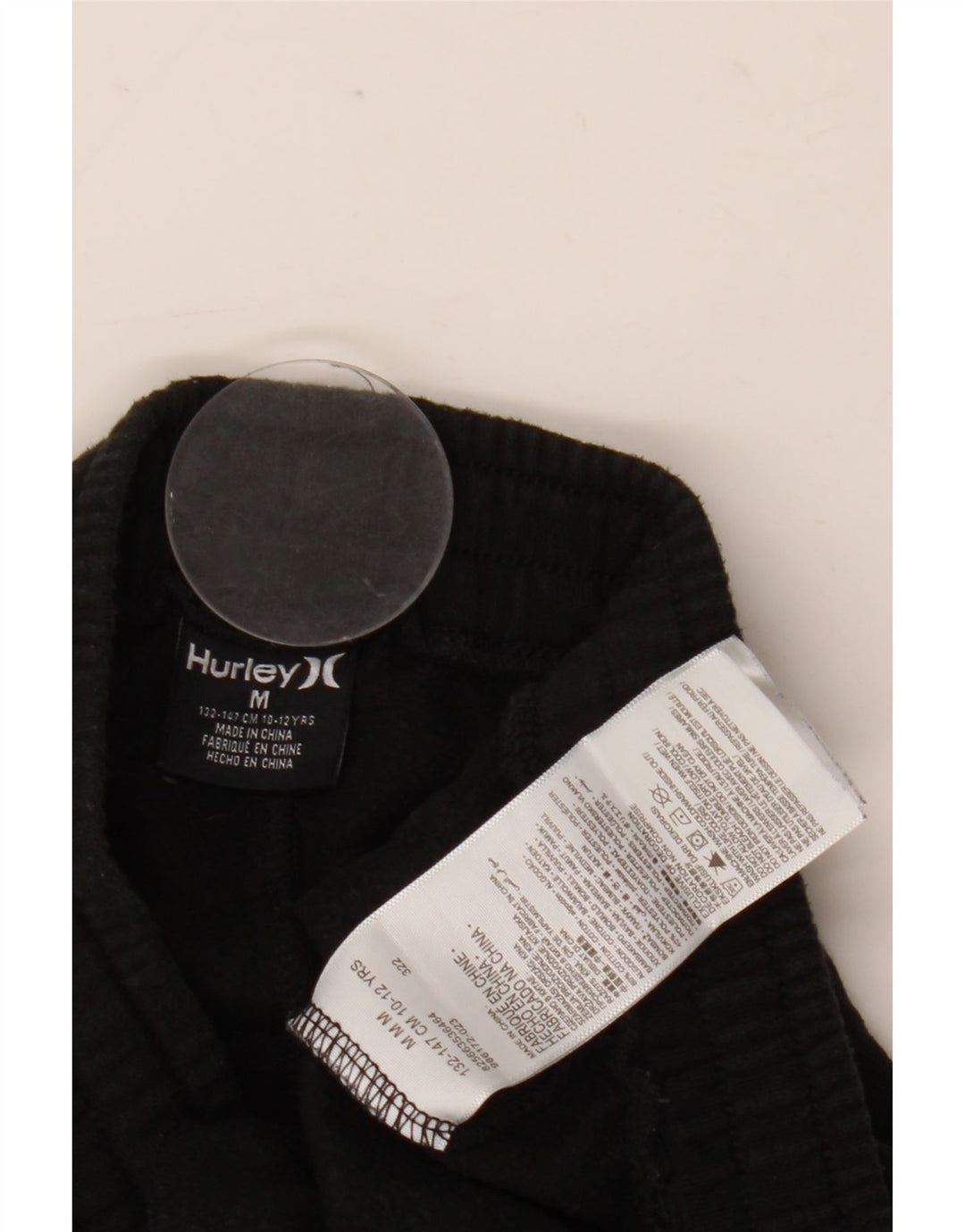 Calça de treino Hurley Boys Cargo Joggers 10-11 anos médio preto