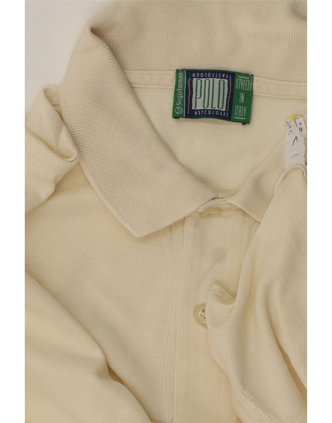 Camisa polo masculina Sergio Tacchini média off white