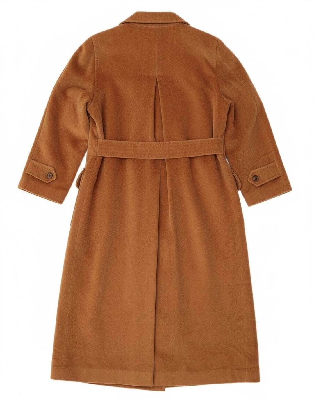 Casaco feminino Piacenza com peito duplo Reino Unido 14 grande lã marrom