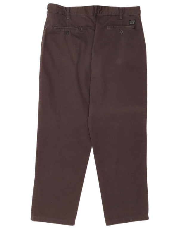 Calça Chino Masculina Reta Mash IT 54 2XL W36 L29 Algodão Cinza