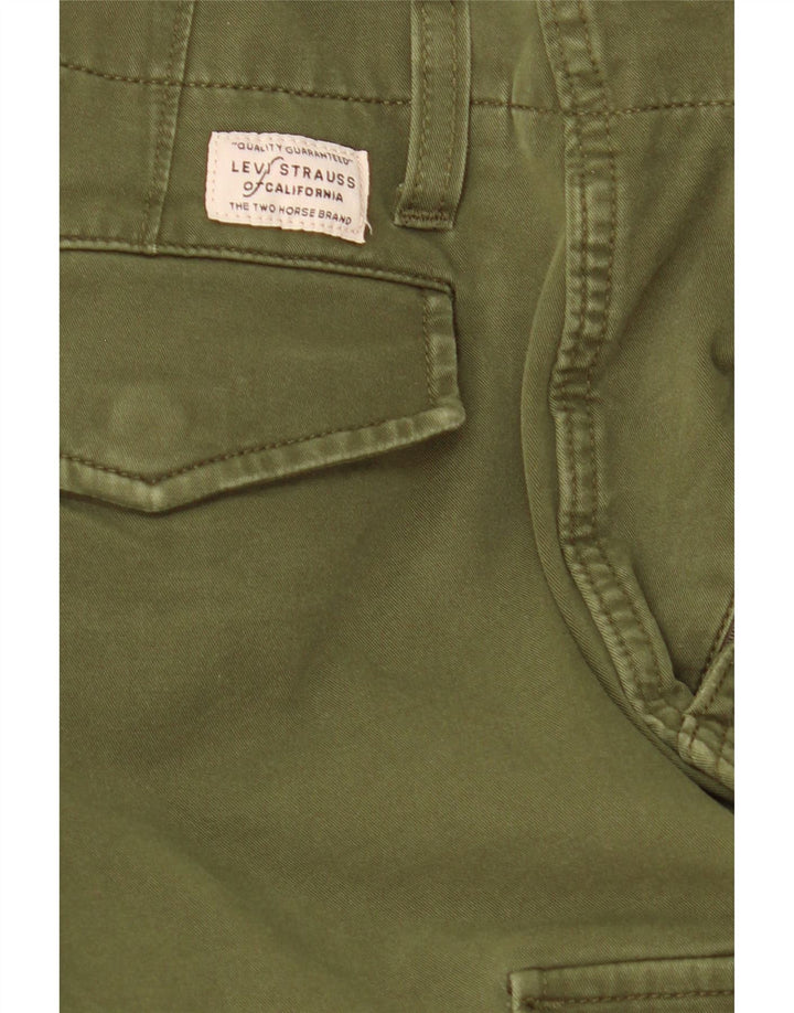 Calça cargo slim masculina Levi's W31 L30 algodão verde