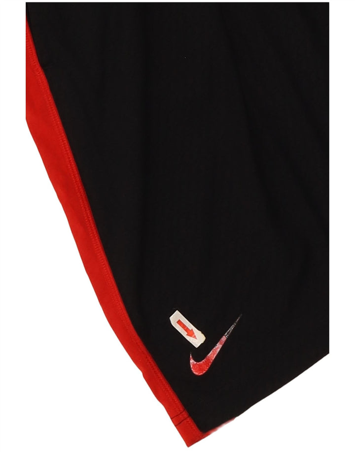 Shorts esportivos masculinos Nike Dri Fit grande poliéster colorblock preto