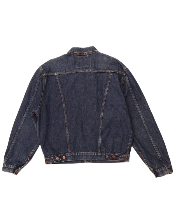 Jaqueta jeans masculina WRANGLER Reino Unido 40 grande algodão azul marinho