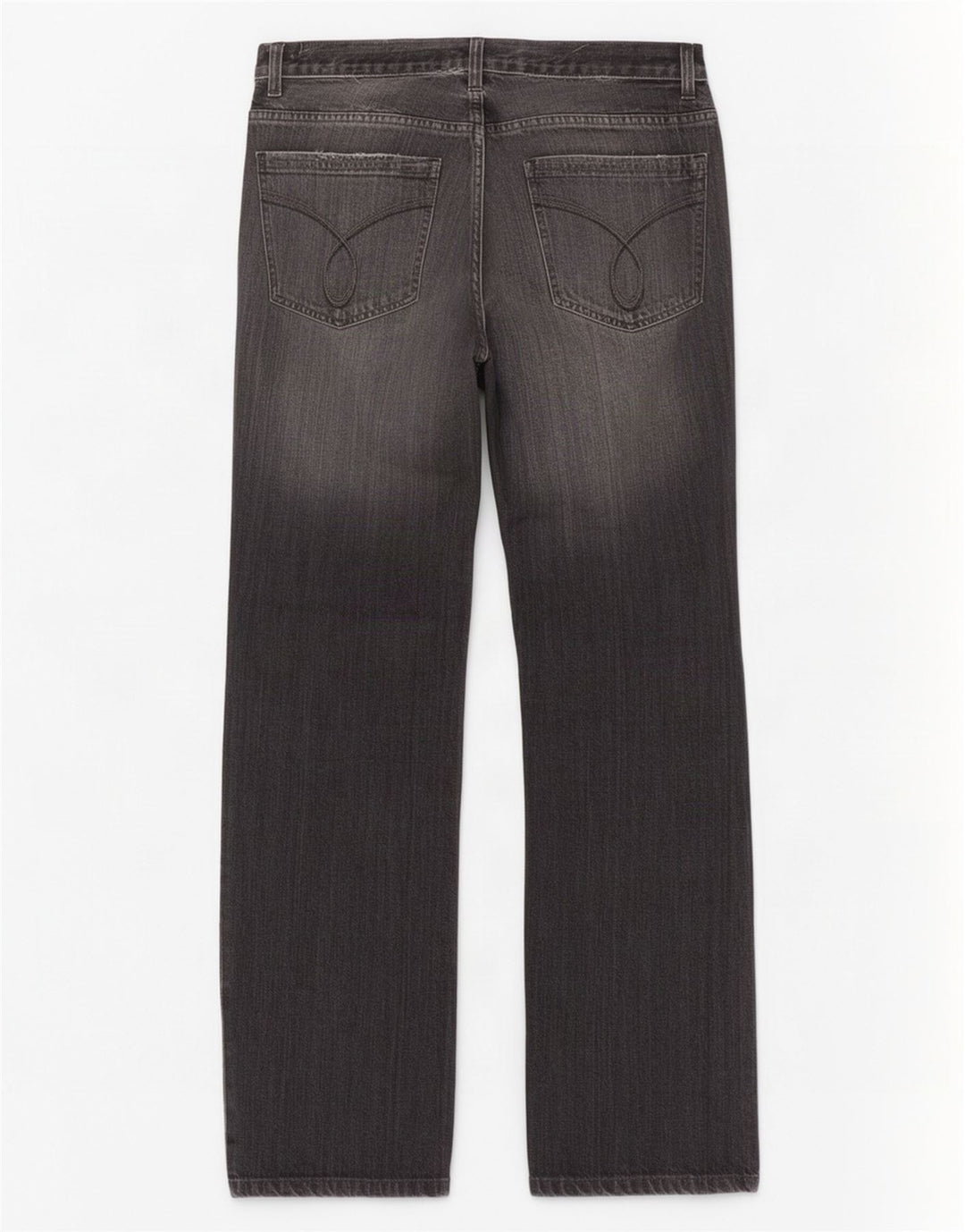 Calça Jeans Calvin Klein Feminina Cintura Baixa Bootcut W30 L30 Algodão Cinza
