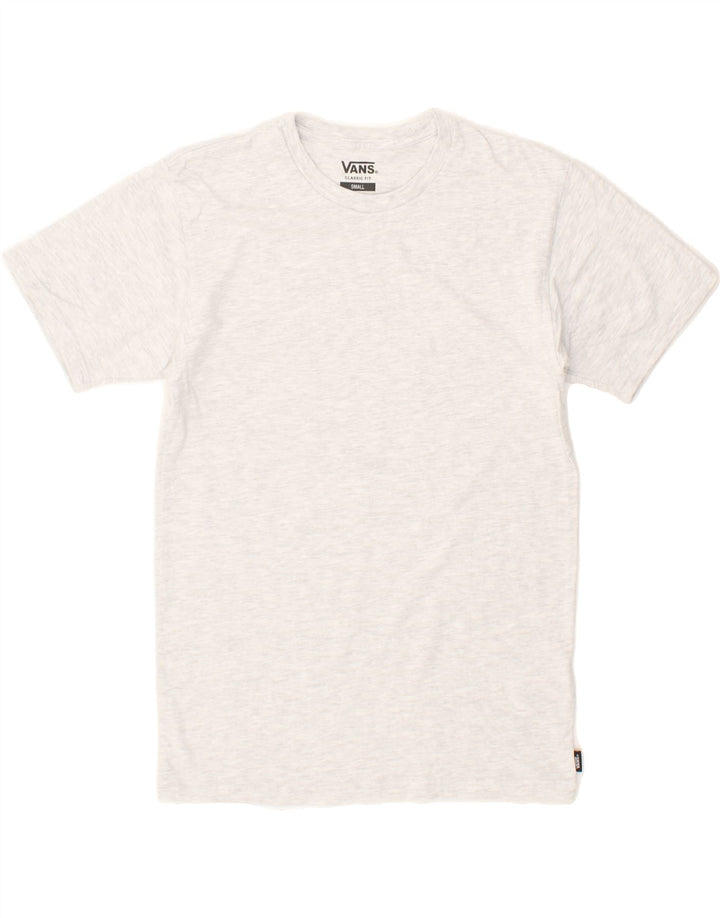 VANS Mens Classic Fit T-Shirt Top Small White Cotton Vintage Vans and Second-Hand Vans from Messina Hembry 