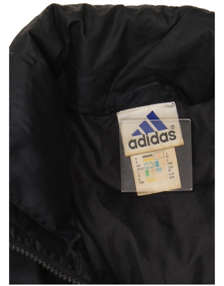 Jaqueta acolchoada masculina ADIDAS UK 40/42 poliéster azul marinho médio