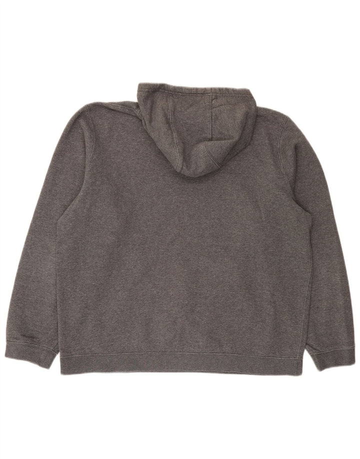 Nike masculino moletom com capuz XL cinza algodão