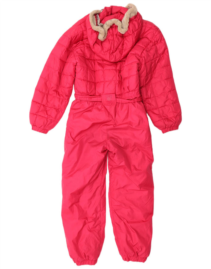Macacão de esqui feminino com capuz Cacao IT 42 poliéster rosa médio