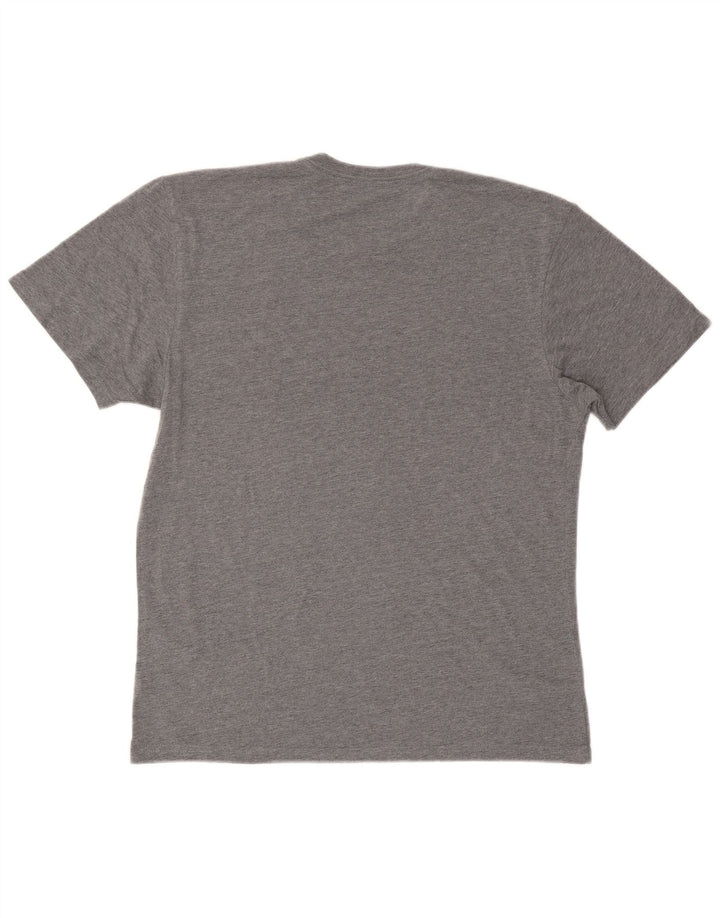 Camiseta Vans Masculina Custom Fit Graphic Top Grande Algodão Cinza