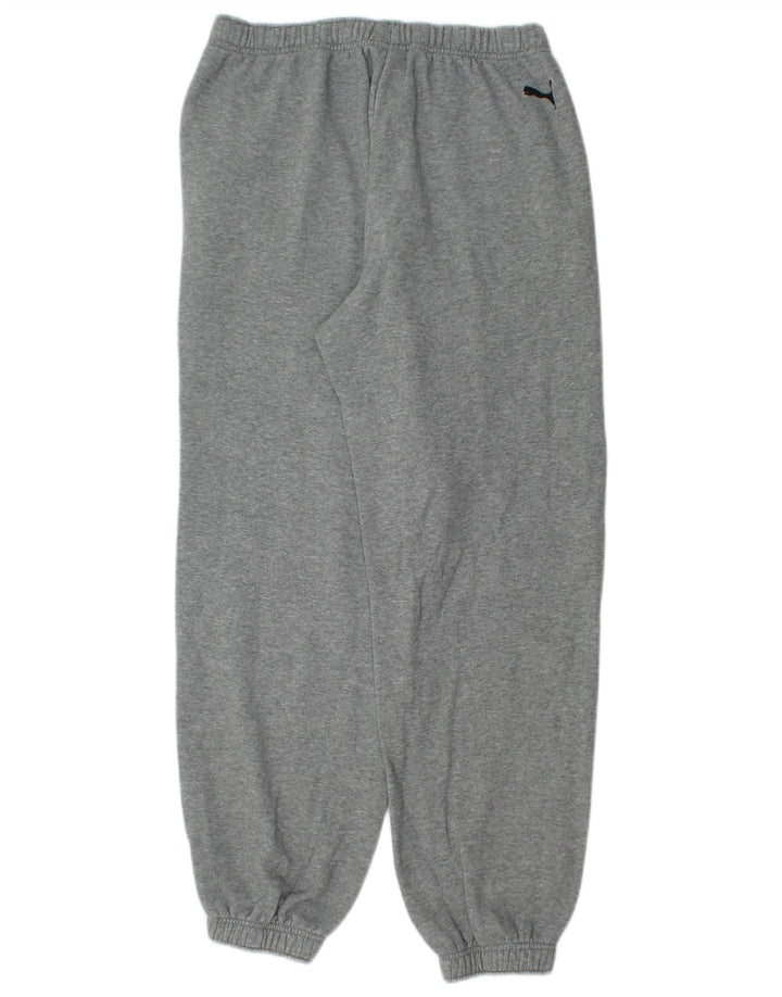 Calça de treino masculina Puma Graphic Joggers cinza médio algodão