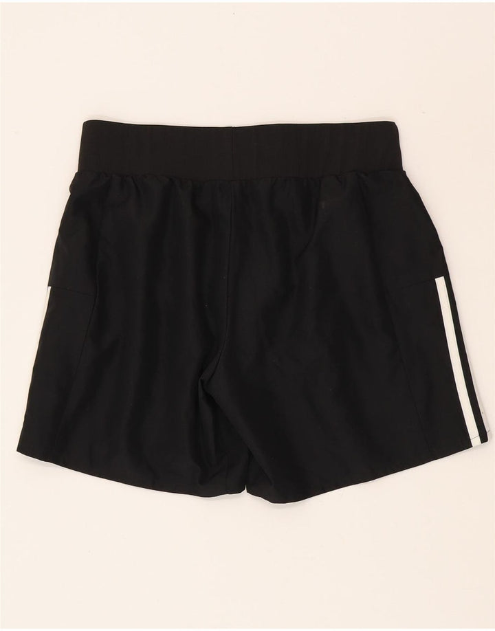 Shorts esportivos femininos Adidas UK 10 pequeno poliéster preto