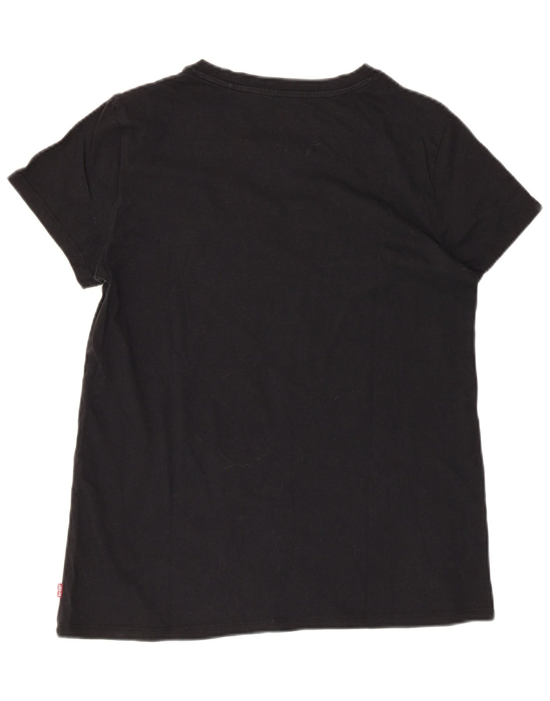 Camiseta feminina gráfica Levi's UK 10 pequena preta