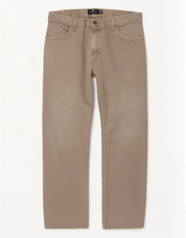 Marks & Spencer Mens Blue Harbour Straight Jeans W36 L29 Grey Cotton