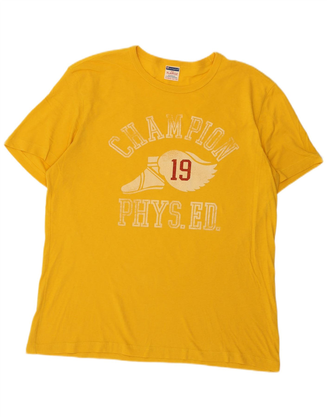 Camiseta masculina Champion Regular Graphic Top XL Amarelo
