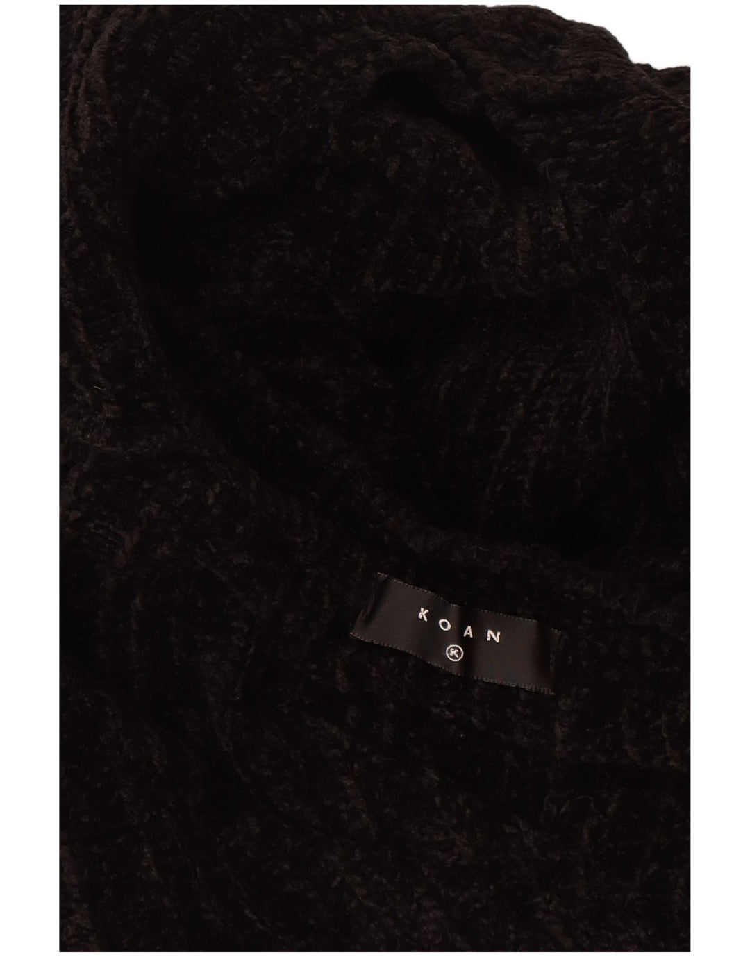 Suéter masculino vintage com decote em V XL preto acrílico