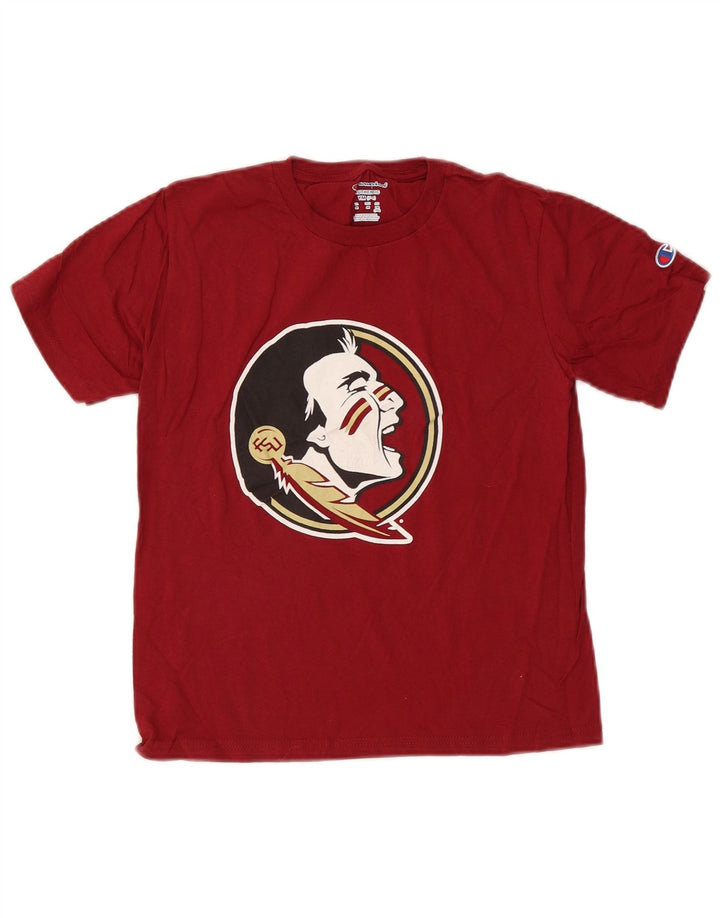 Camiseta Champion Boys Graphic Top 7-8 Anos Vermelho Médio