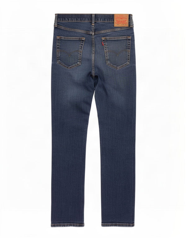 Levi's Masculino 514 Straight Jeans W33 L32 Azul Algodão