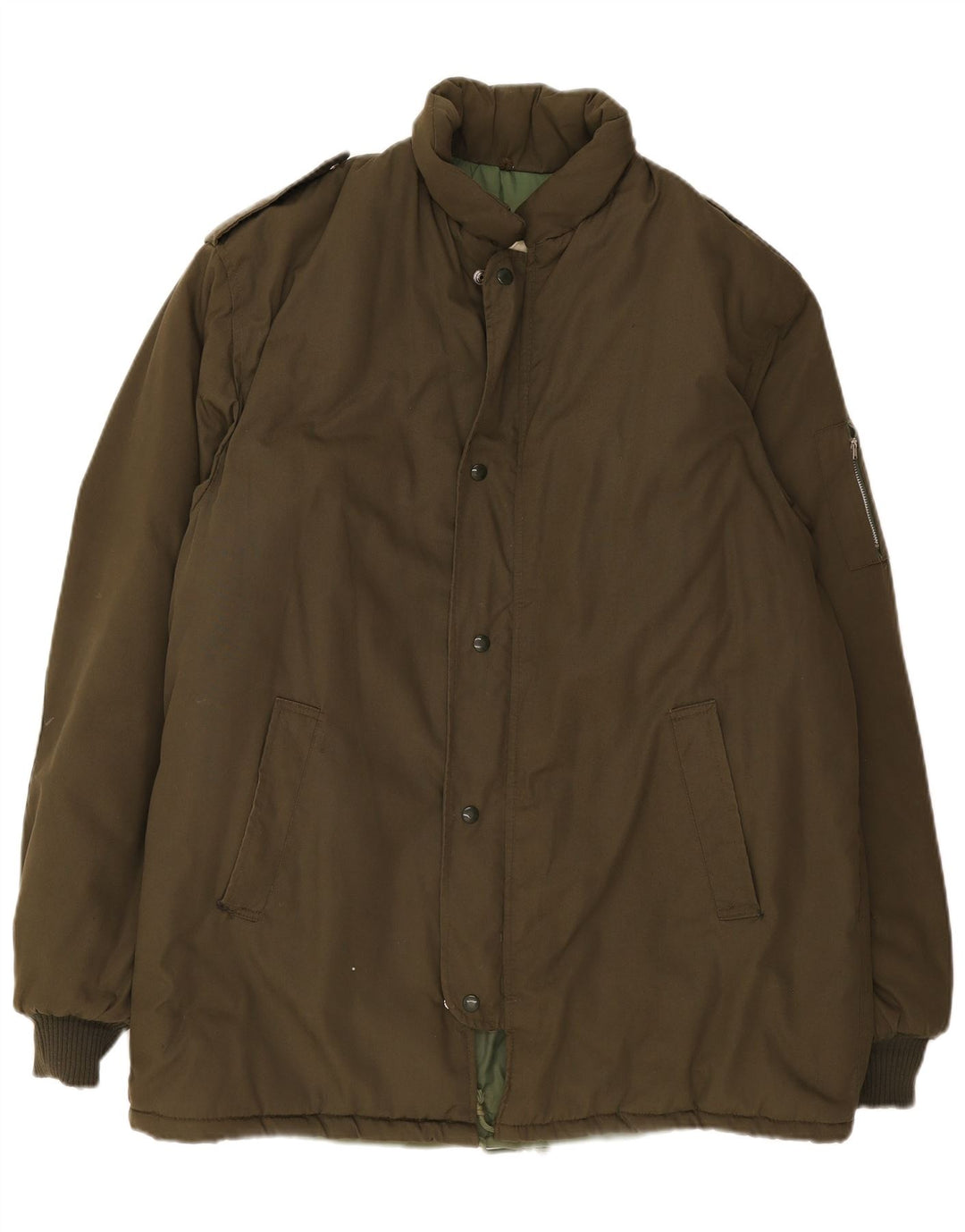 Jaqueta acolchoada militar masculina WHISTLE UK 42 XL cáqui
