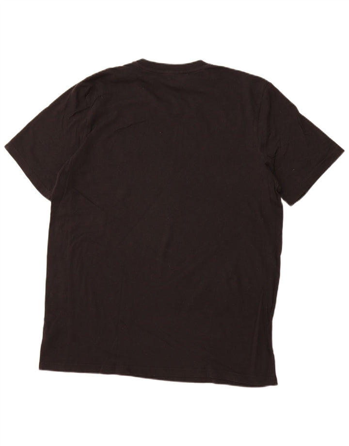 Camiseta masculina Adidas grande algodão preto