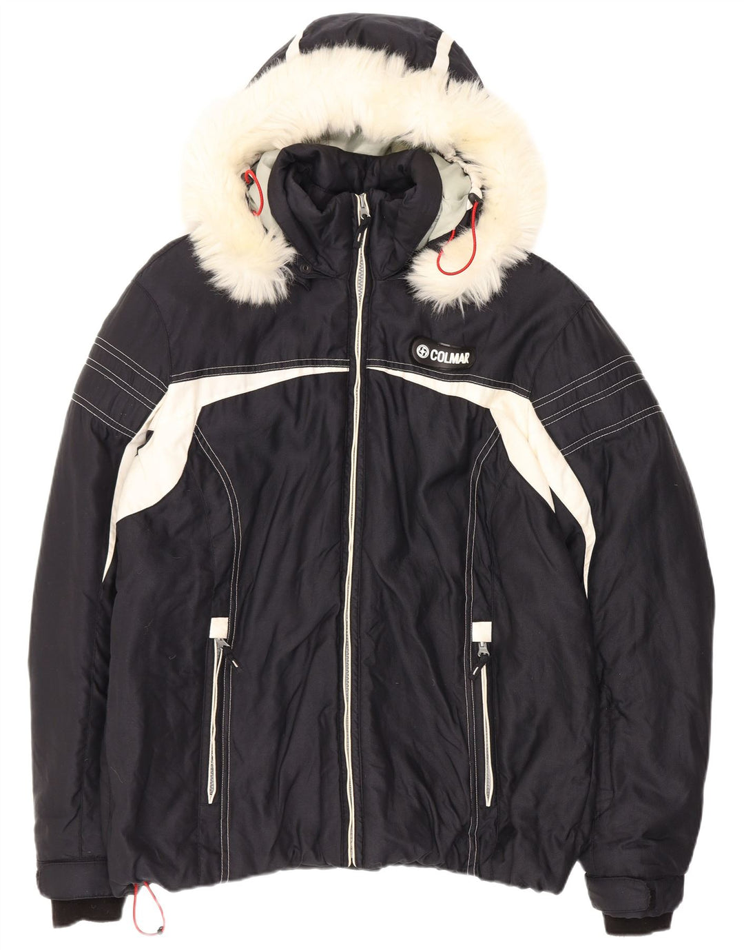 Jaqueta de esqui masculina com capuz Colmar IT 46 Small Black Colourblock