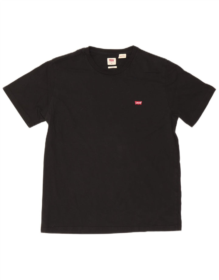 Camiseta masculina padrão Levi's Top médio preto