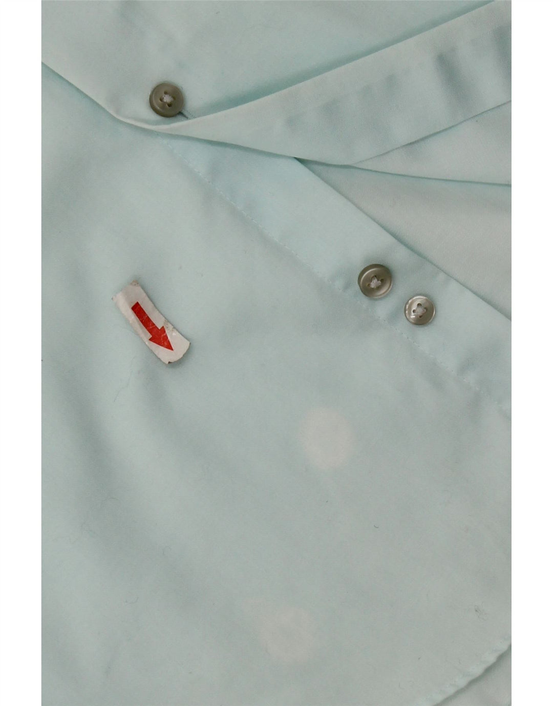 Camisa masculina Calvin Klein Slim Fit tamanho 16 grande algodão azul