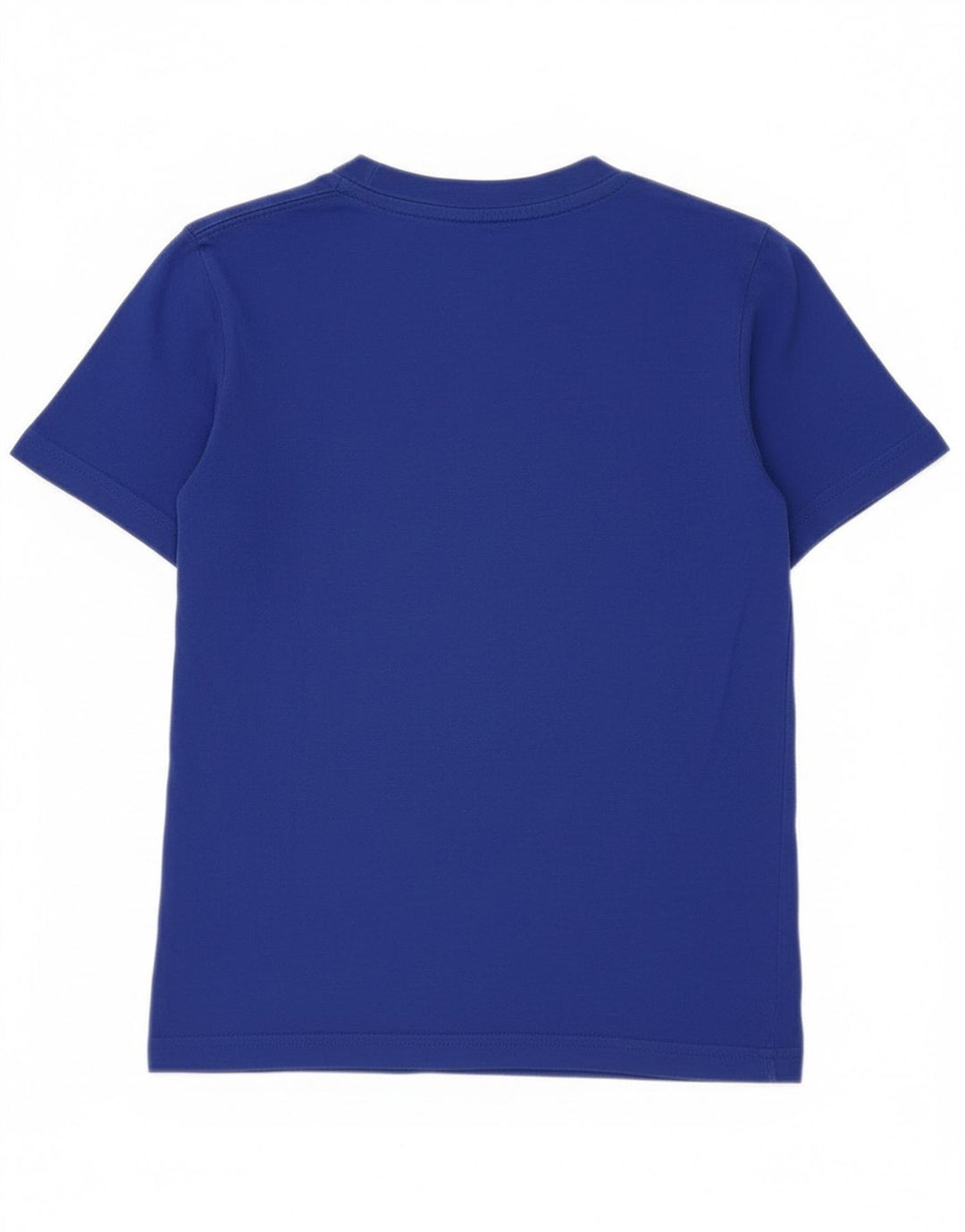 Camiseta Adidas Meninos Top 7-8 Anos Azul Algodão