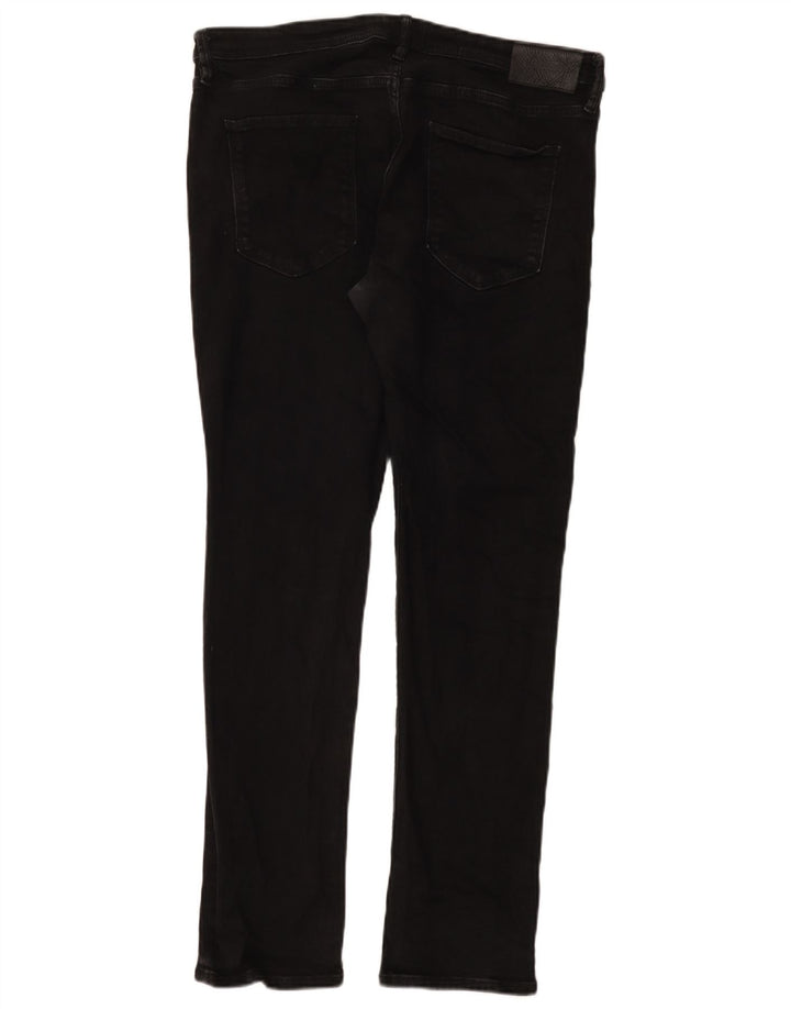 Jack & Jones Mens Jeans Slim W36 L32 Algodão Preto