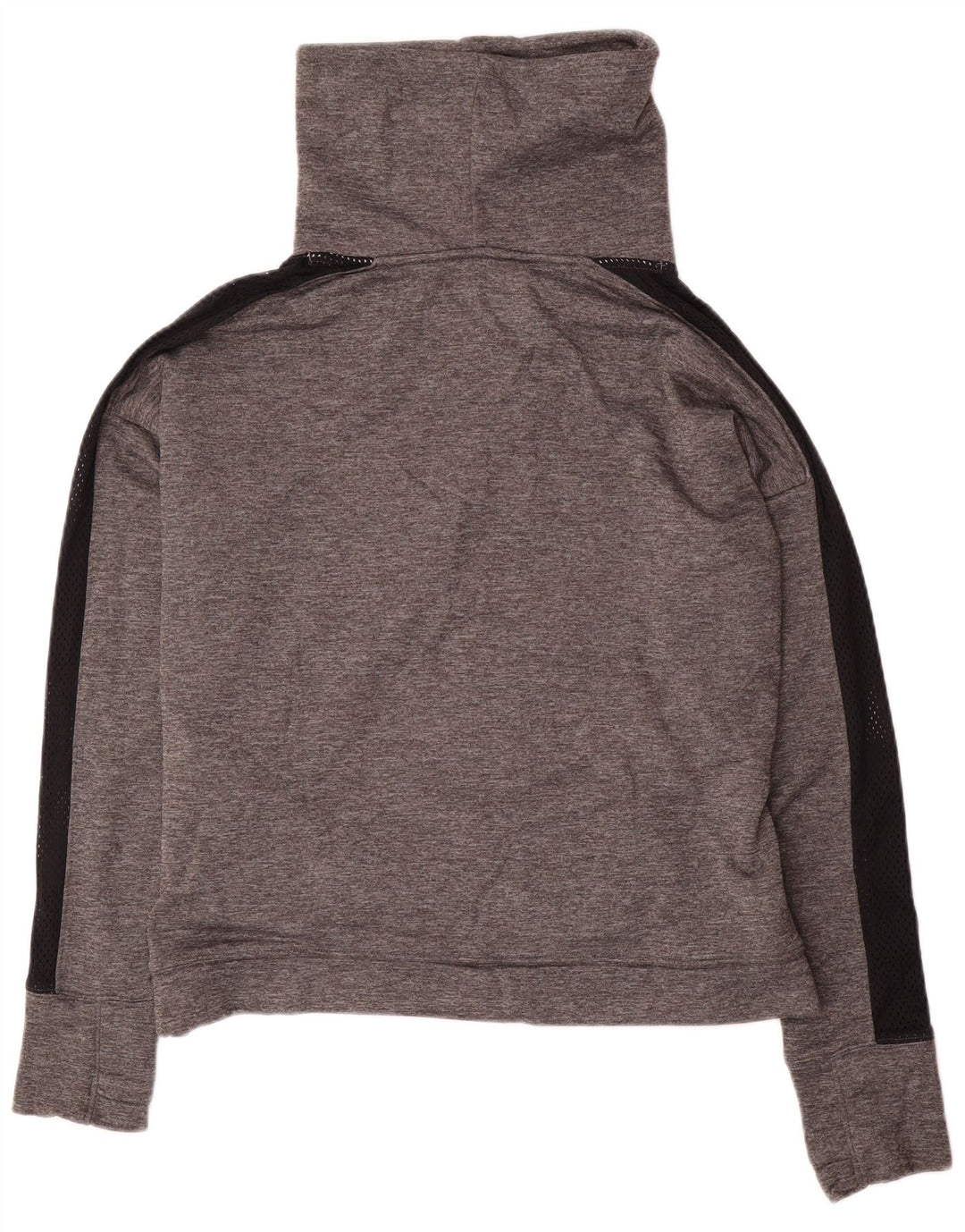 Under Armour feminino solto ajuste moletom jumper UK 16 grande poliéster cinza