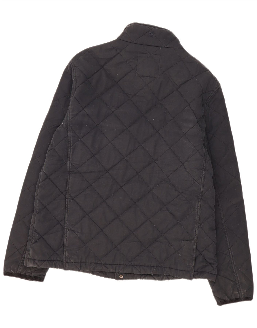 Jaqueta acolchoada masculina Fat Face UK 42 XL algodão azul marinho
