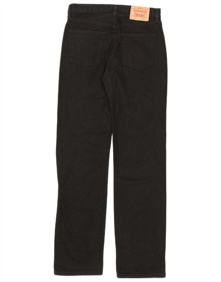 Levi's Masculino 751 Straight Jeans W31 L34 Algodão Preto