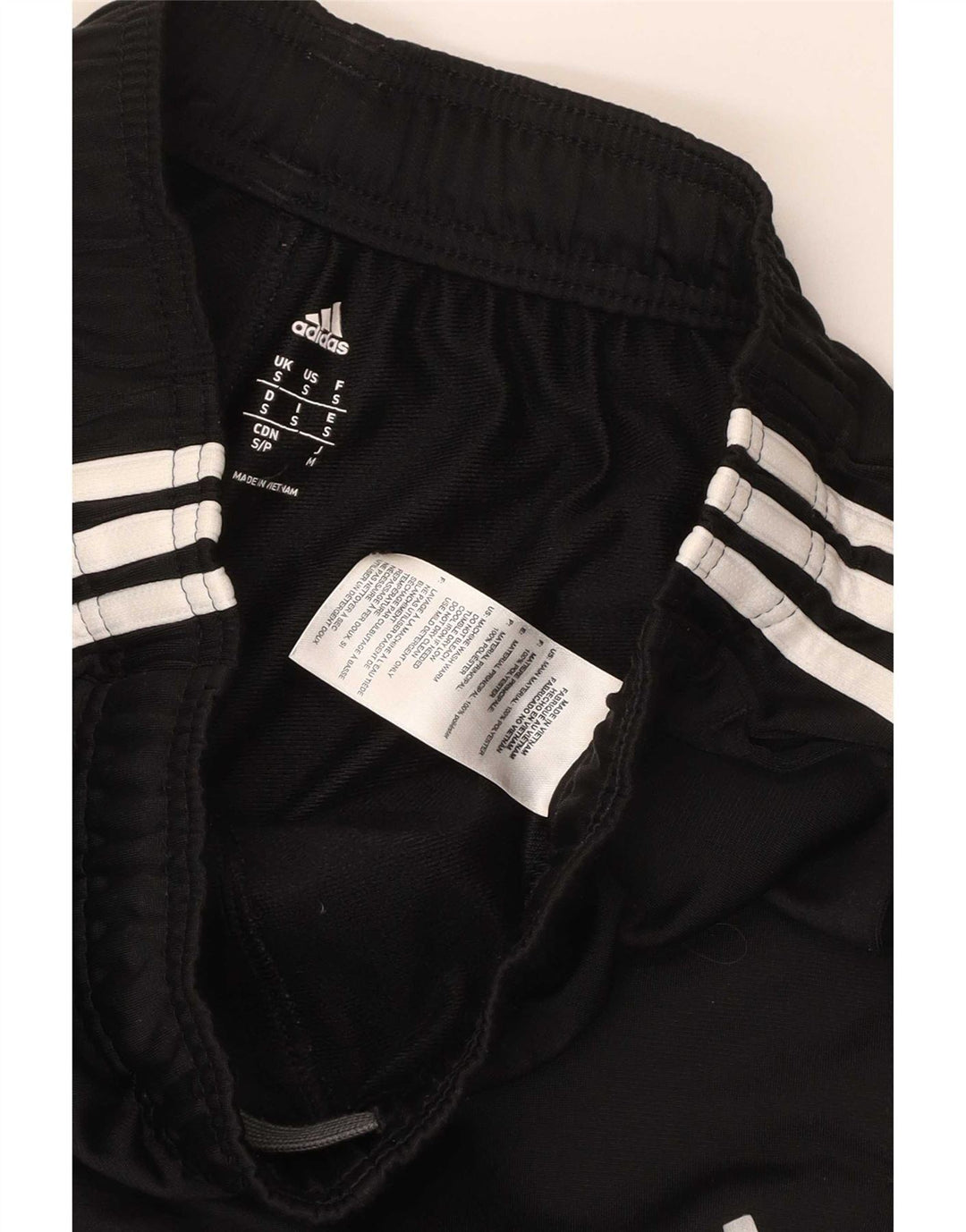 Calça Adidas Mens Treino Pequeno Poliéster Preto