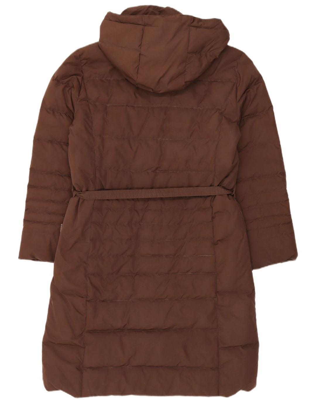 Casaco acolchoado com capuz feminino Invicta UK 16 grande poliéster marrom