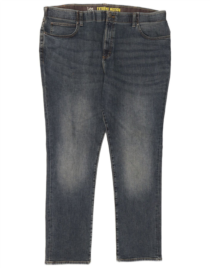 Lee Mens Extreme Motion Jeans retos W46 L34 algodão azul