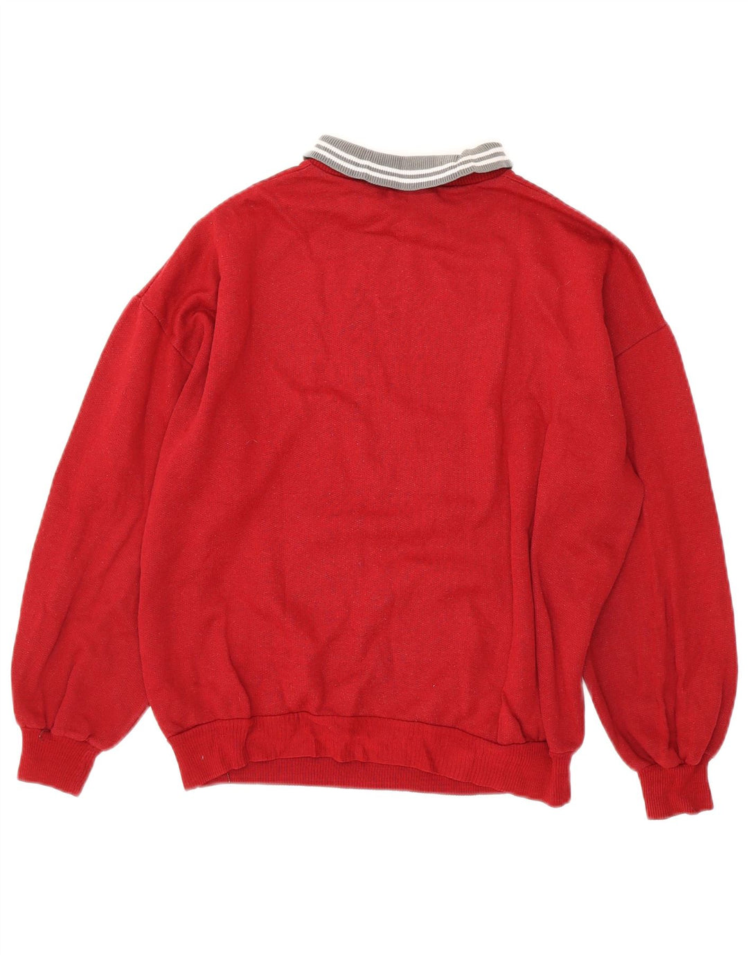 EXPRESS feminino oversized gráfico moletom jumper UK 14 médio vermelho
