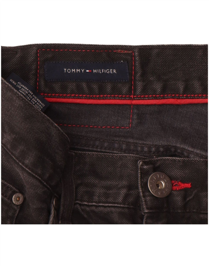 Tommy Hilfiger Masculino Madison Straight Jeans W36 L34 Algodão Preto