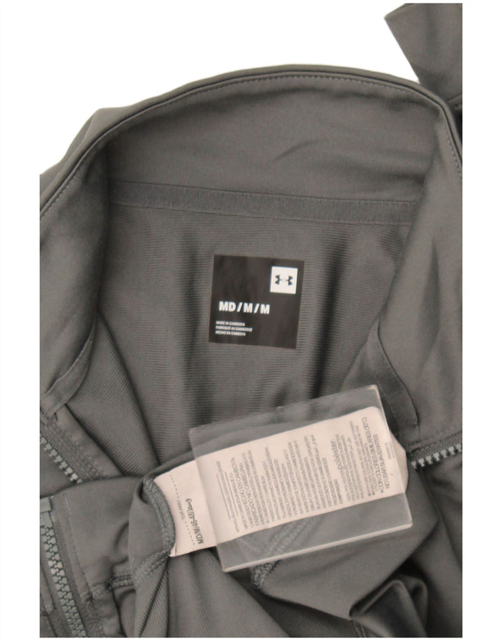 Under Armour Mens Treino Top Jacket Medium Grey Colourblock Poliéster