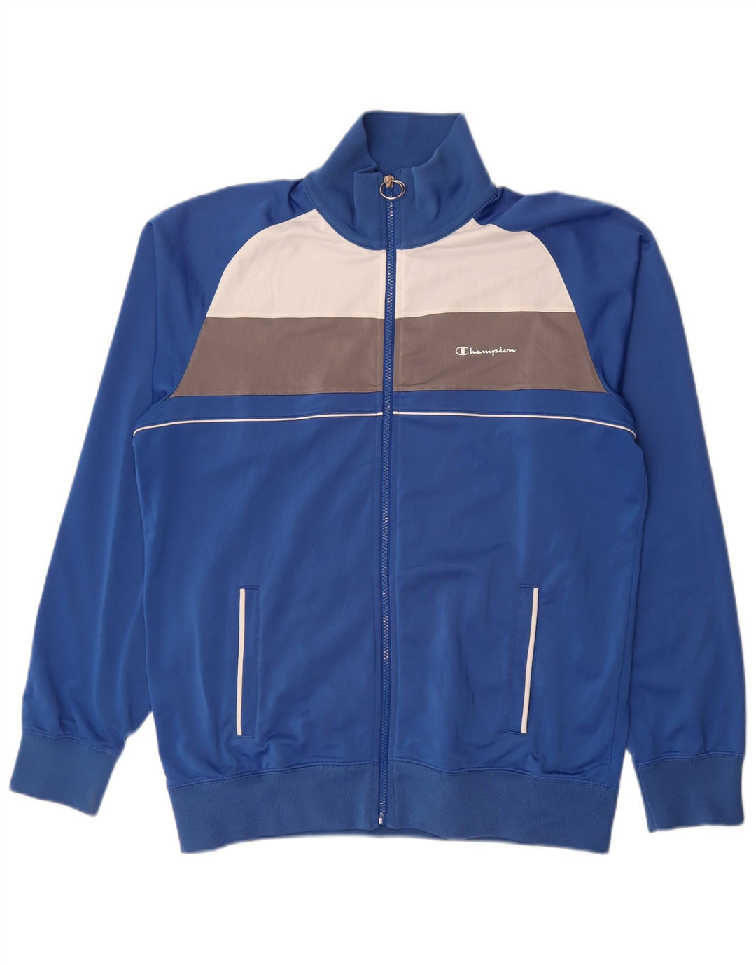 Jaqueta masculina de agasalho Champion XL azul colorblock