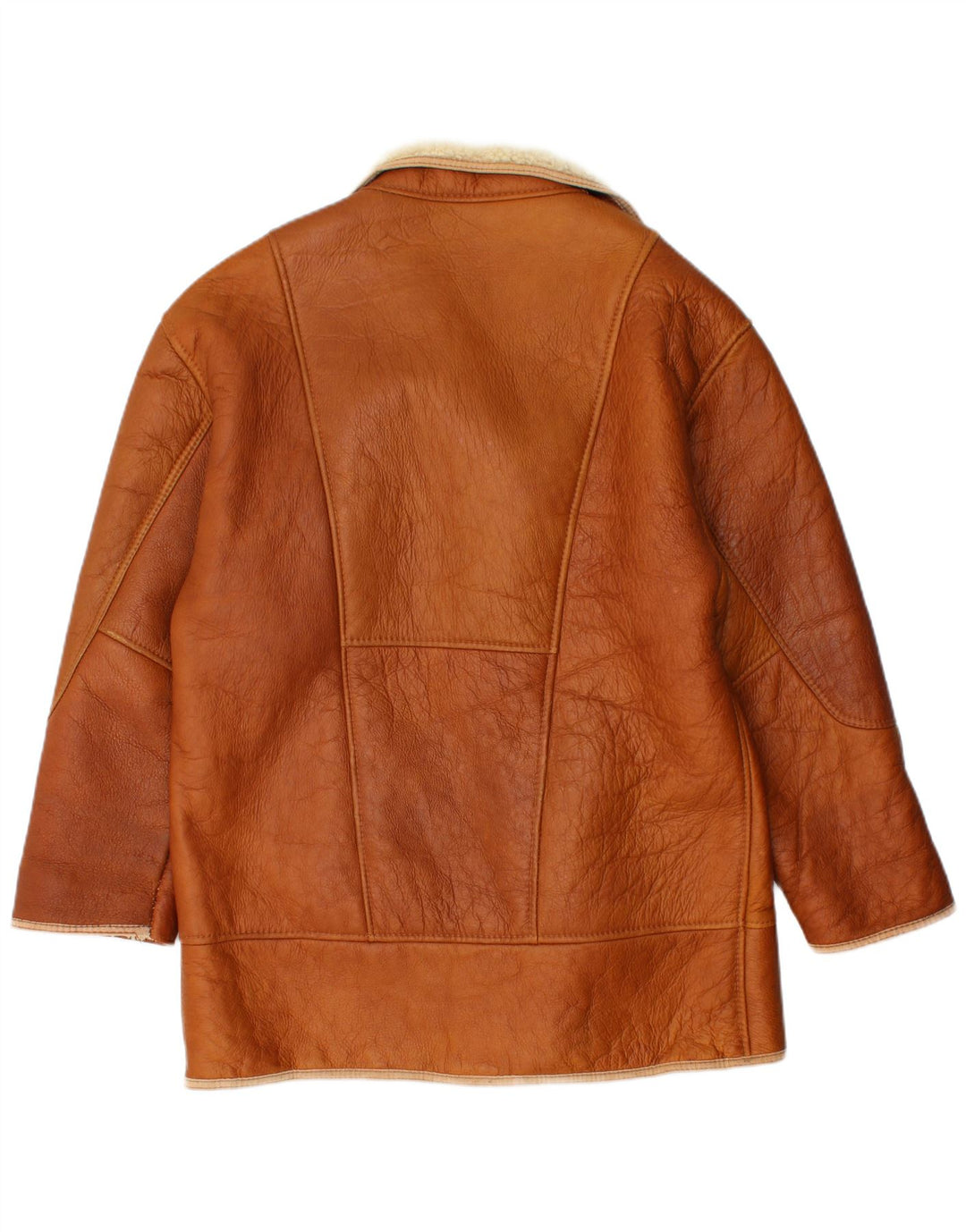 Jaqueta Shearling Feminina Anfor IT 44 Shearling Marrom Médio